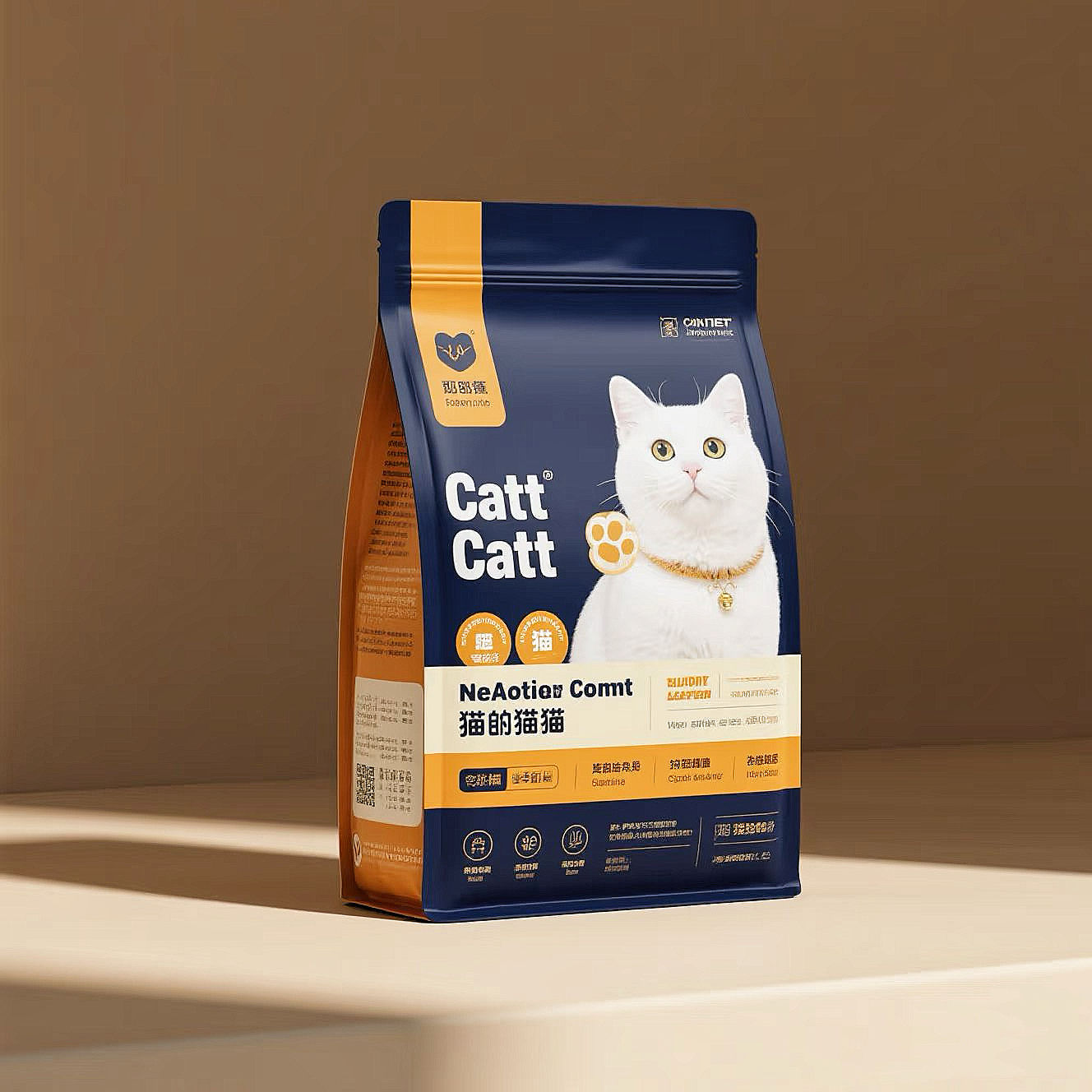 Stand Pouches Cat Dog Food 0.5kg 1kg 1.5kg 2kg 5kg Zipper Top Resealable Printed PET Food Packaging Food Grade